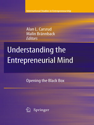cover image of Understanding the Entrepreneurial Mind